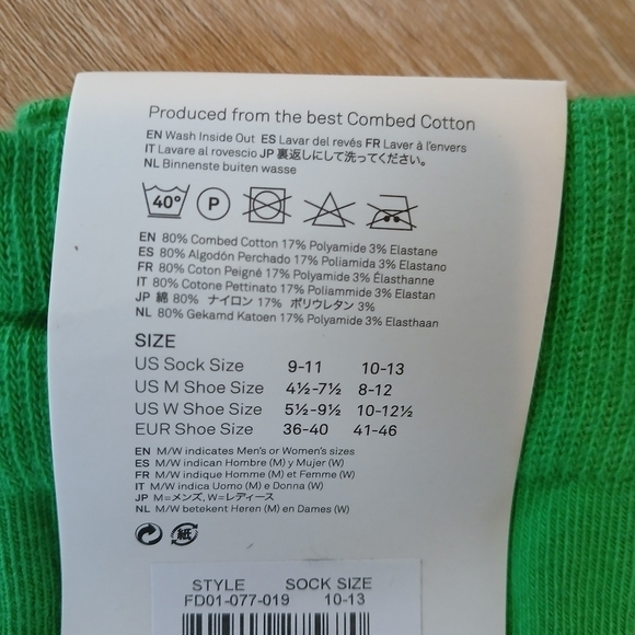 Happy Socks Colorful Knit Jewel Series Checked Design (10-13) - Picture 5 of 8